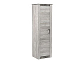 Шкаф 1-но дверный 2300 Денвер (спальня) Риббек серый / Камень темный (11729)