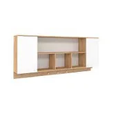 Лойс 81 (молодежная) Шкаф навесной Дуб золотистый / Белый