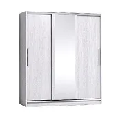 Strike 1800 Шкаф-купе зеркало/лдсп Ясень Анкор светлый