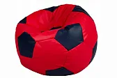 Кресло-Мешок "Мяч" (85*85) съемный чехол (Красно-черный) НЕЙЛОН