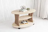 Журнальный стол Консул-1 ясень шимо/дуб сонома