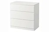 Комод "Твист" 3ящ Белый
