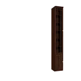 Sherlock 311 (библиотека) Шкаф для книг Левый Орех шоколадный