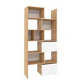 Лойс 95 (молодежная) Стеллаж-трансформер Дуб золотистый / Белый