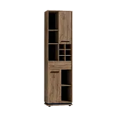 Nature 2 (гостиная) Шкаф МЦН Дуб табачный Craft - Черный