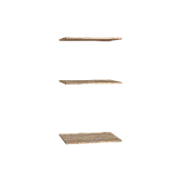 Sherlock 72 (прихожая) Полки Дуб Сонома