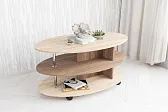 Журнальный стол Консул-4 ясень шимо/дуб сонома